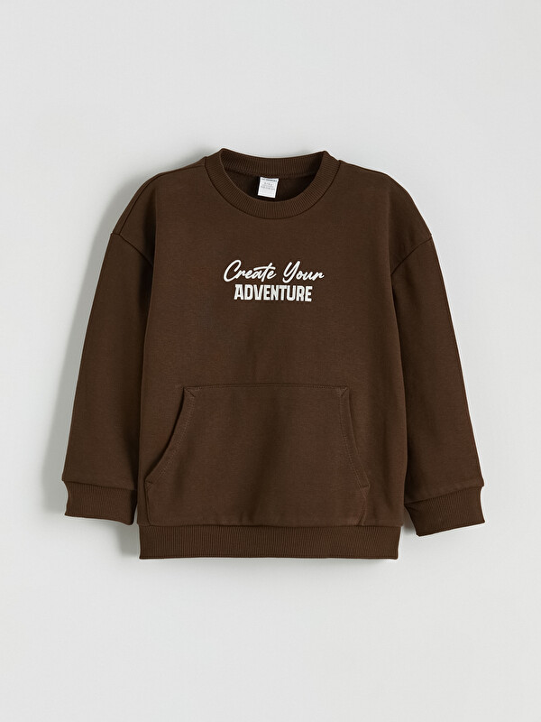 LCW Kids Baskılı Erkek Çocuk Sweatshirt