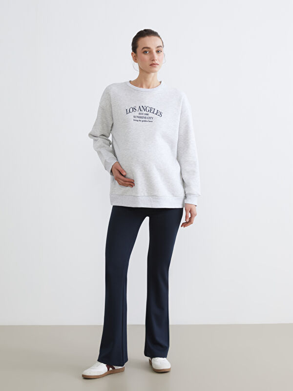 LCW Comfort Hoch taillierte ausgestellte Sportleggings für Damen
