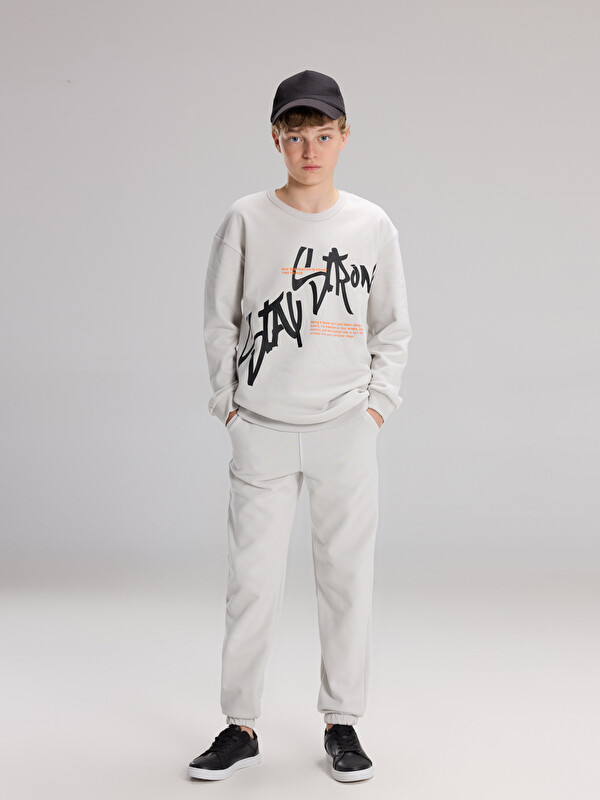 LCW Kids Beli Lastikli Erkek Çocuk Jogger Eşofman Altı