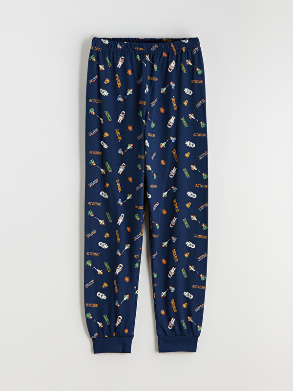LCW Kids Baskılı Erkek Çocuk Pijama Alt