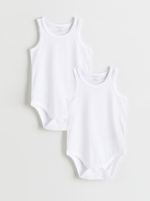 LCW baby Basic Erkek Bebek Çıtçıtlı Body 2'li