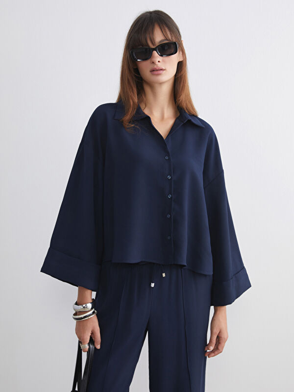 LCW Vision Oversize Kadın Gömlek