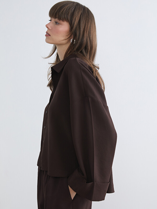 LCW Vision Oversize Kadın Gömlek