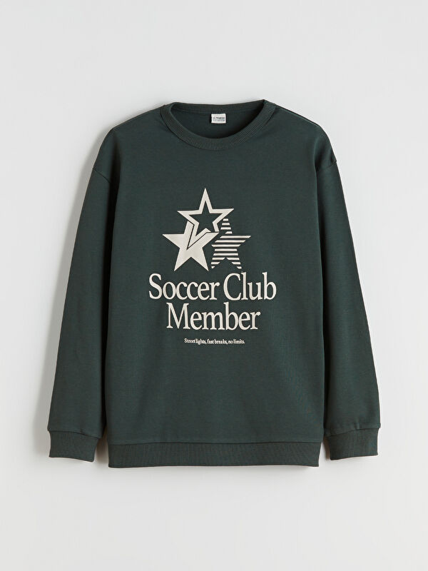 LCW Kids Crew Neck Boys' Sweatshirt