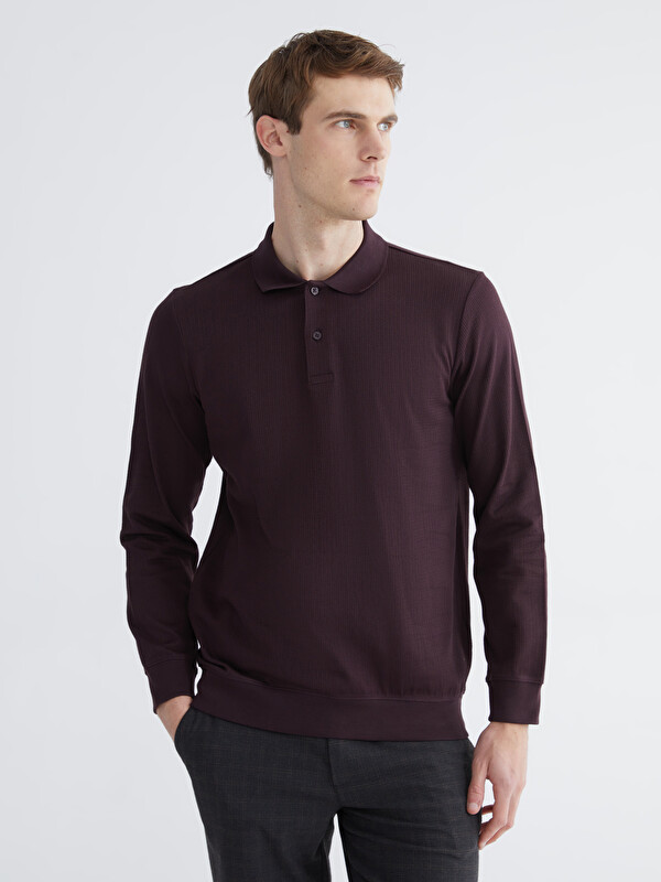 SOUTHBLUE Polo Yaka Erkek Sweatshirt