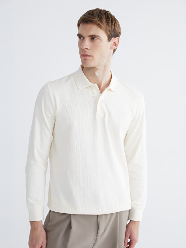 SOUTHBLUE Polo Yaka Erkek Sweatshirt