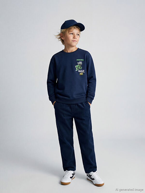 LCW Kids Beli Lastikli Erkek Çocuk Pantolon