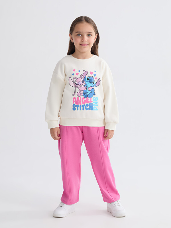 LCW Kids Beli Lastikli Kız Çocuk Eşofman Alt