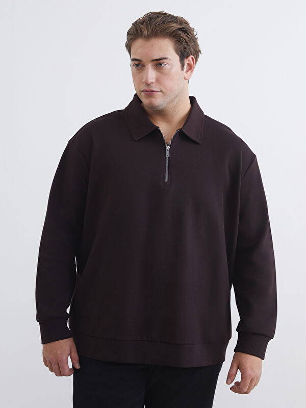 LCW Vision Übergrößen Rollkragen Herren-Sweatshirt