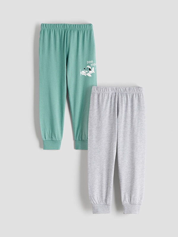 LCW Kids Beli Lastikli Erkek Çocuk Pijama Alt 2'li