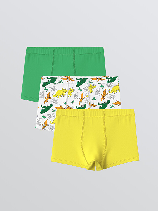 LCW Kids Baskılı Erkek Çocuk Boxer 3'lü