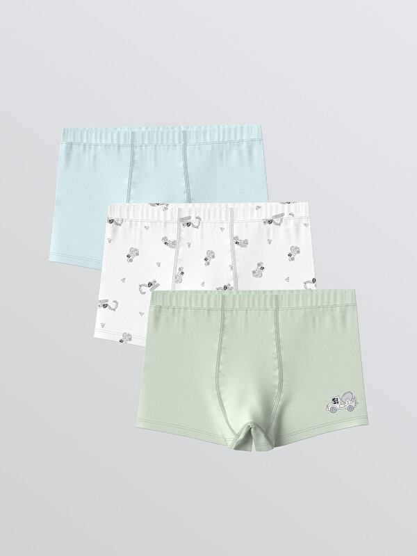 LCW Kids Printed Boys' Boxer Trunks 3-Pack