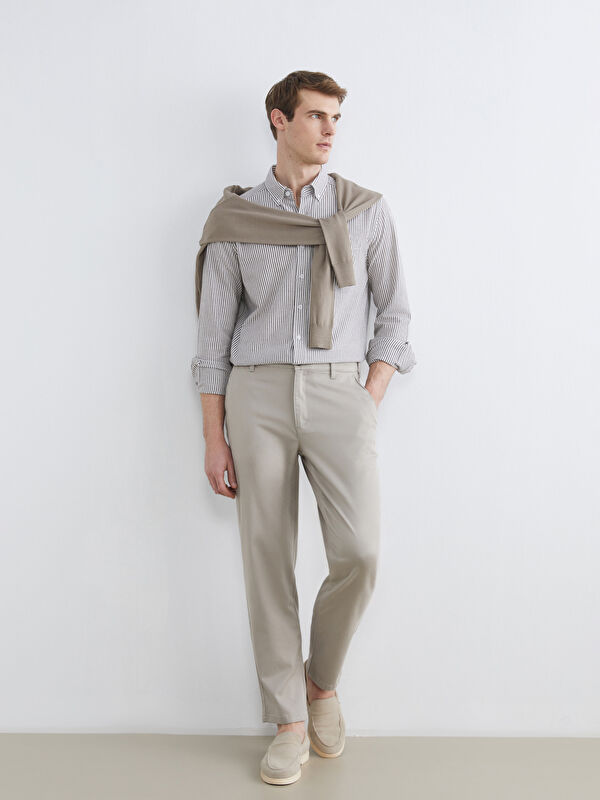 SOUTHBLUE Standart Kalıp Gabardin Erkek Pantolon