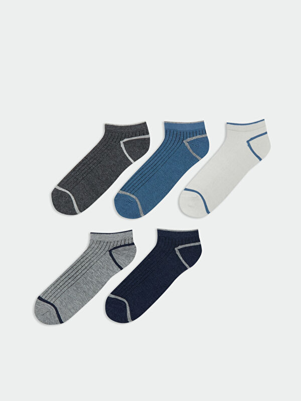 LCW ACCESSORIES Çizgili Erkek Patik Çorap 5'li