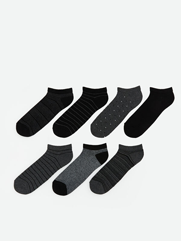 LCW ACCESSORIES Desenli Erkek Patik Çorap 7'li
