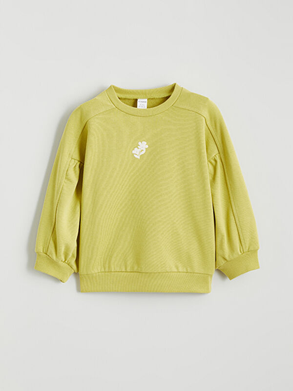 LCW Kids Crew Neck Girls' Sweatshirt