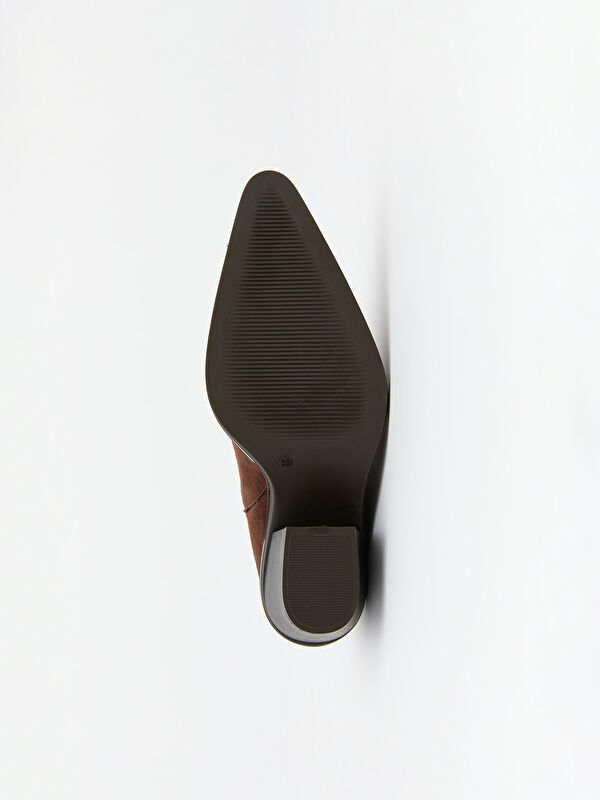 Süet Görünümlü Kadın Çizme - Görsel 5