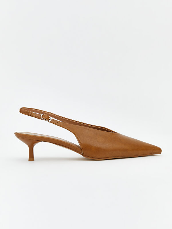 Sivri Burun Kadın Topuklu Ayakkabı - Görsel 3