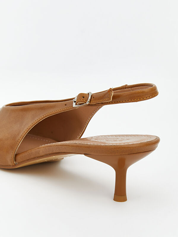 Sivri Burun Kadın Topuklu Ayakkabı - Görsel 6