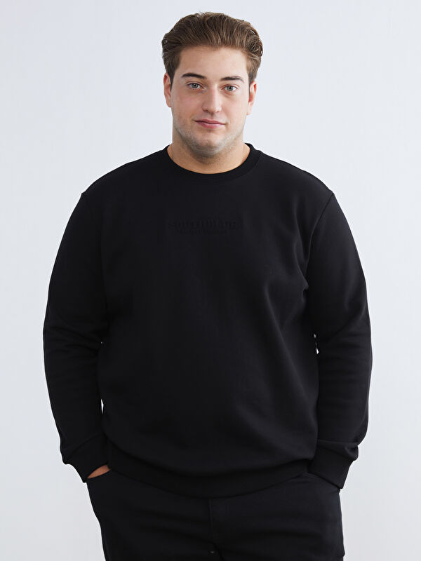 SOUTHBLUE Bisiklet Yaka Uzun Kollu Erkek Sweatshirt