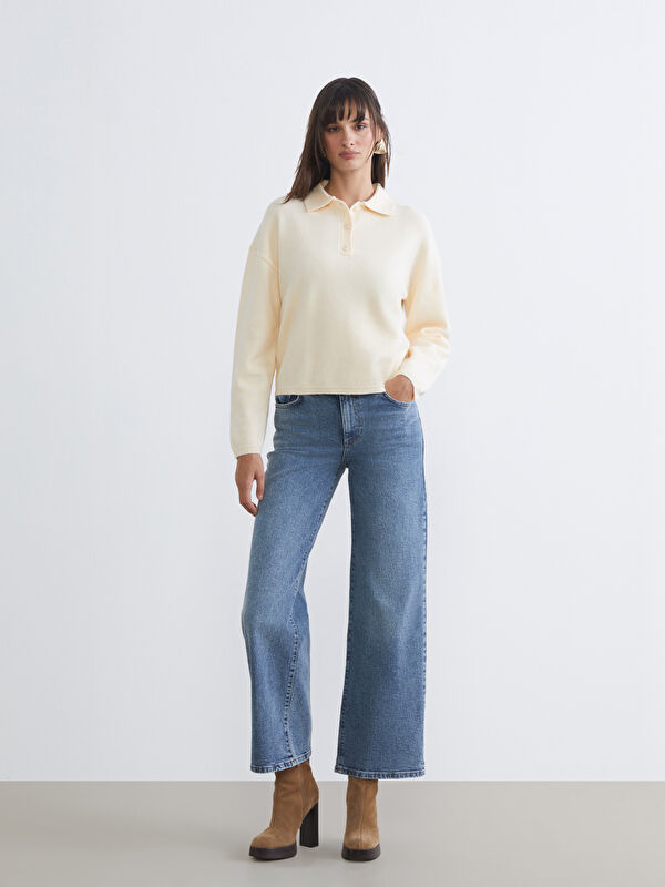 LCW Jeans Wideleg Kadın Jean Pantolon