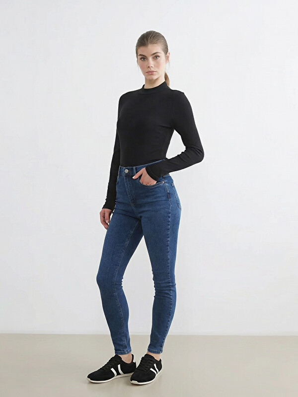 LCW Modest Mercury Skinny Fit Kadın Jean Pantolon