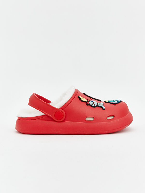 Lilo ve Stitch Baskılı Kız Bebek Ev Ayakkabısı - Görsel 3