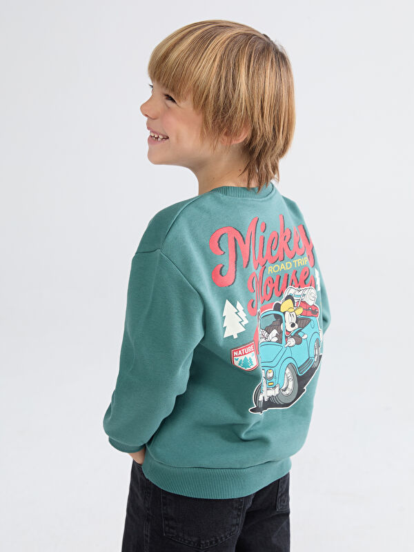 LCW Kids Dječak ZELENA Majica s kapuljačom/Dukserica