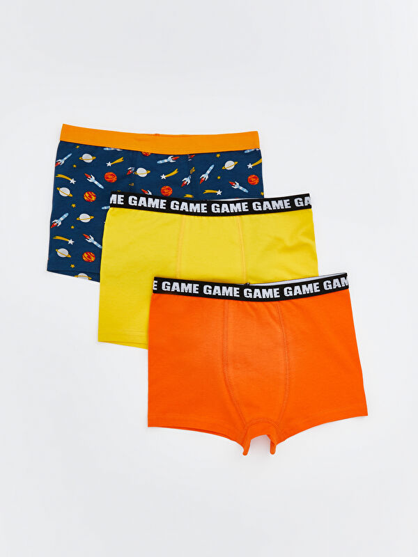 LCW Kids Baskılı Erkek Çocuk Boxer 3'lü