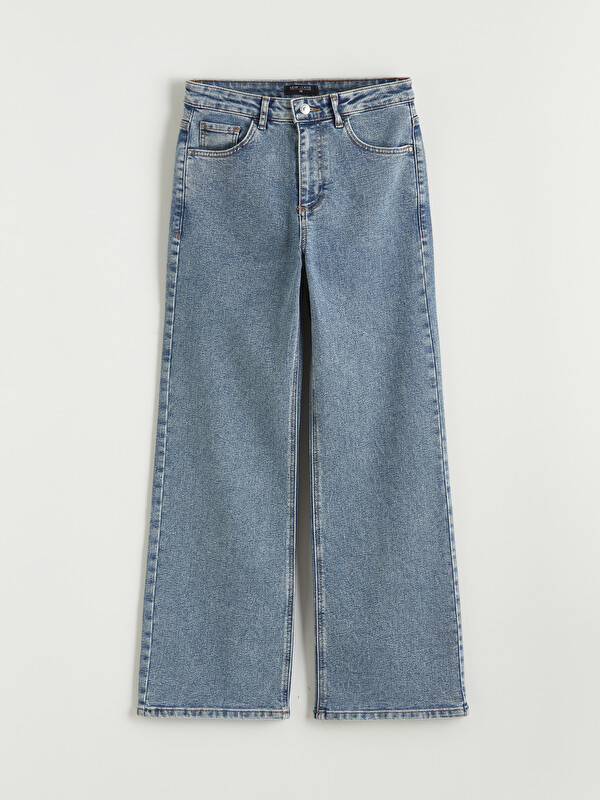 LCWAIKIKI Classic Wideleg Kadın Jean Pantolon