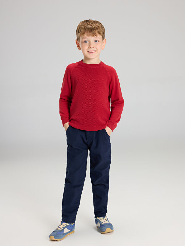 LCW Kids Kadife Görünümlü Erkek Çocuk Pantolon