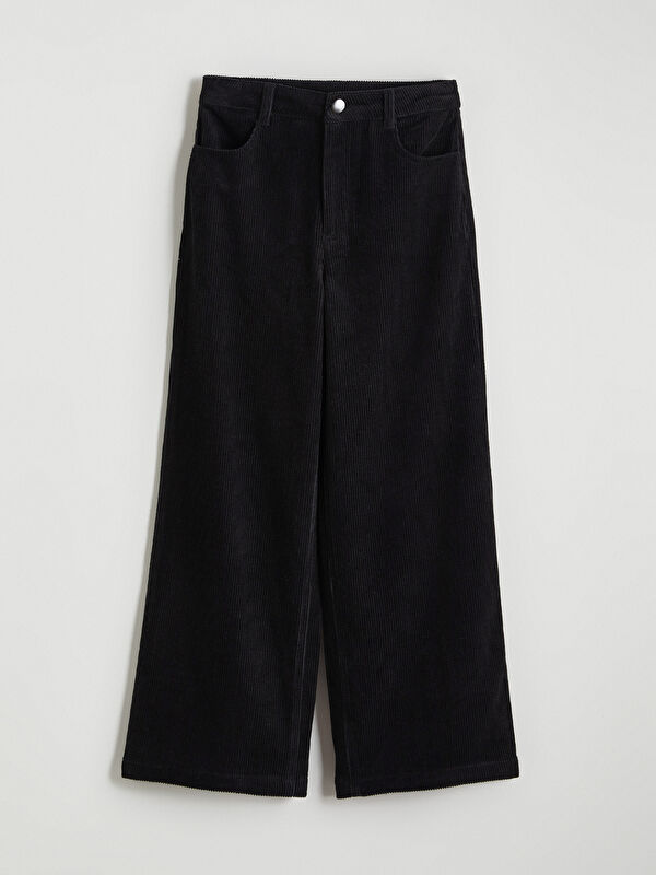 LCW Kids Wideleg Velvet Girls' Trousers