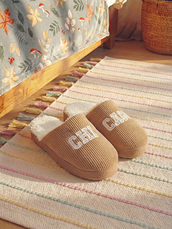 LCW STEPS Chicago Nakışlı Kadın Panduf