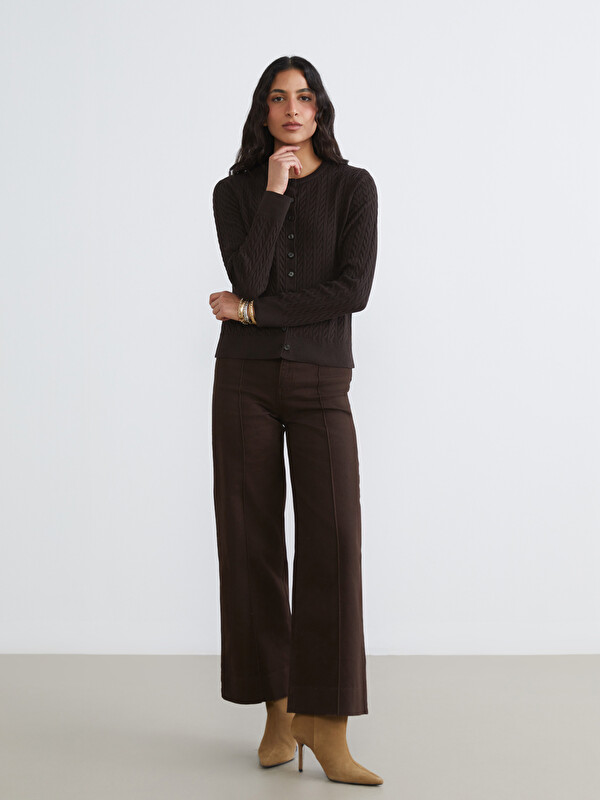 LCW Modest Wideleg Kadın Jean Pantolon