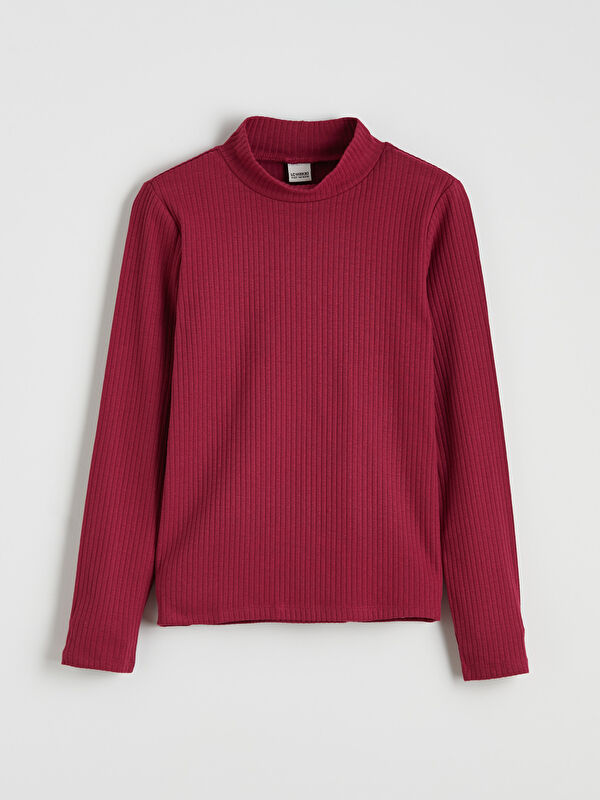 LCW Kids Girls' Mock Neck Top