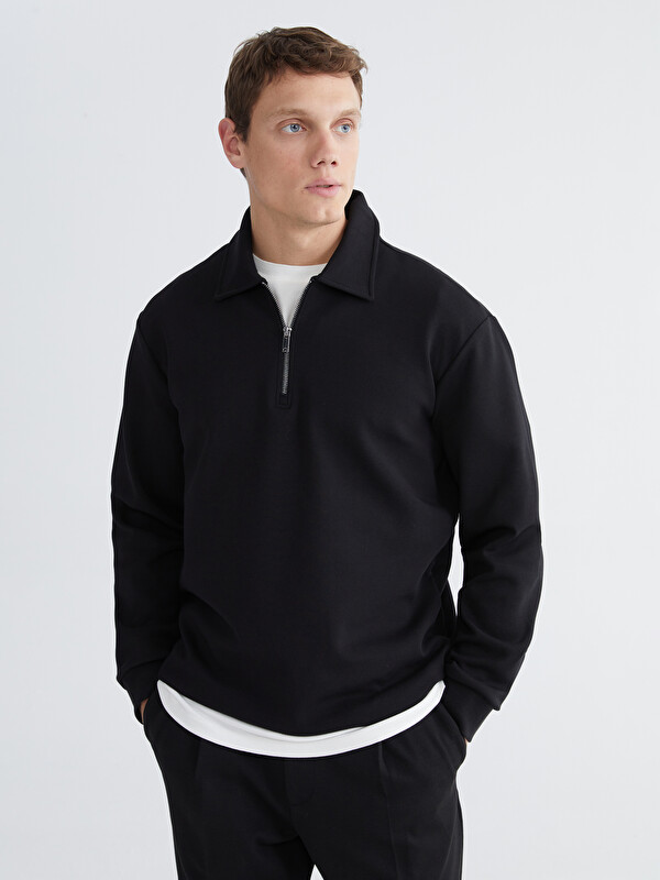 LCW Vision Polo Yaka Erkek Sweatshirt