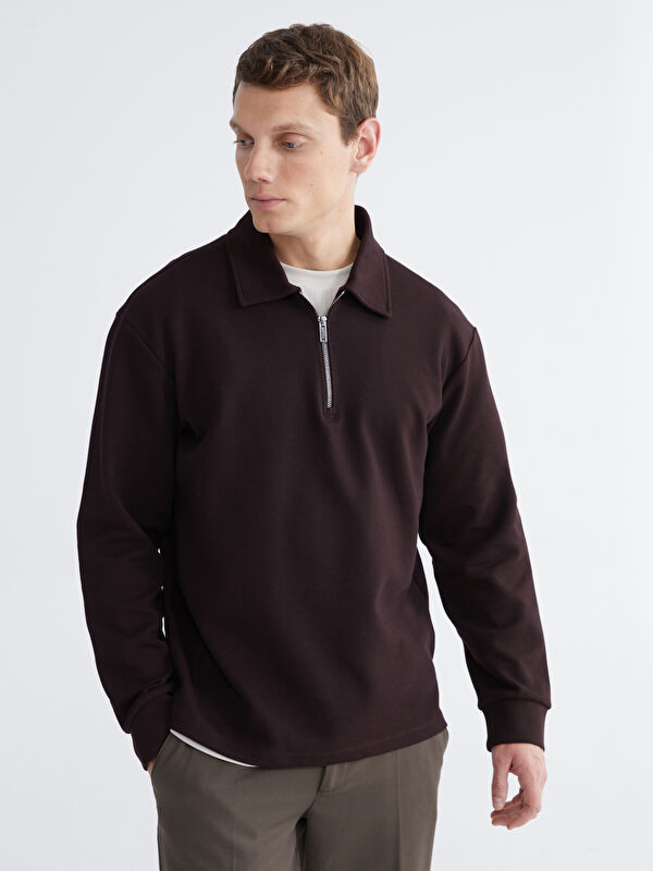 LCW Vision Polo Yaka Erkek Sweatshirt
