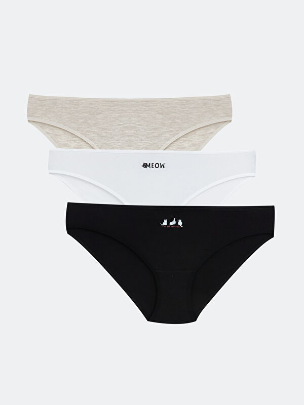 LCW Young Baskılı Bikini Külot 3'lü