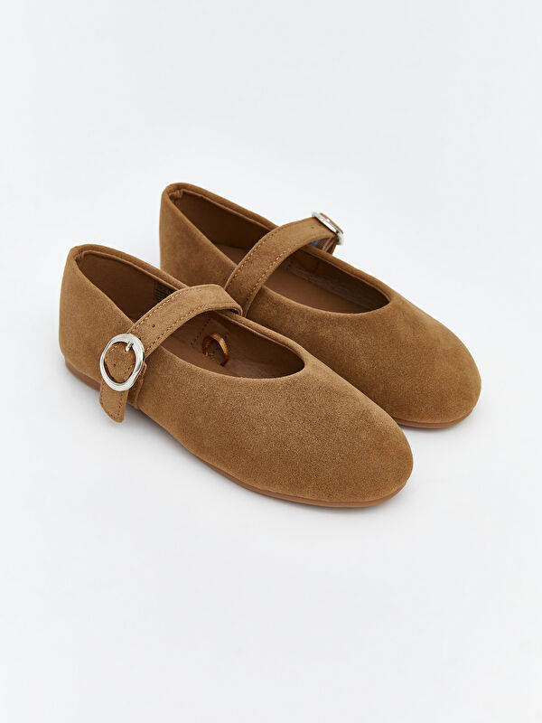 LCW STEPS Suede Look Baby Girls' Ballet Flat