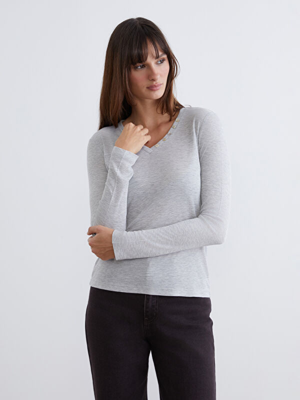 Soulife Bisiklet Yaka Kadın Body