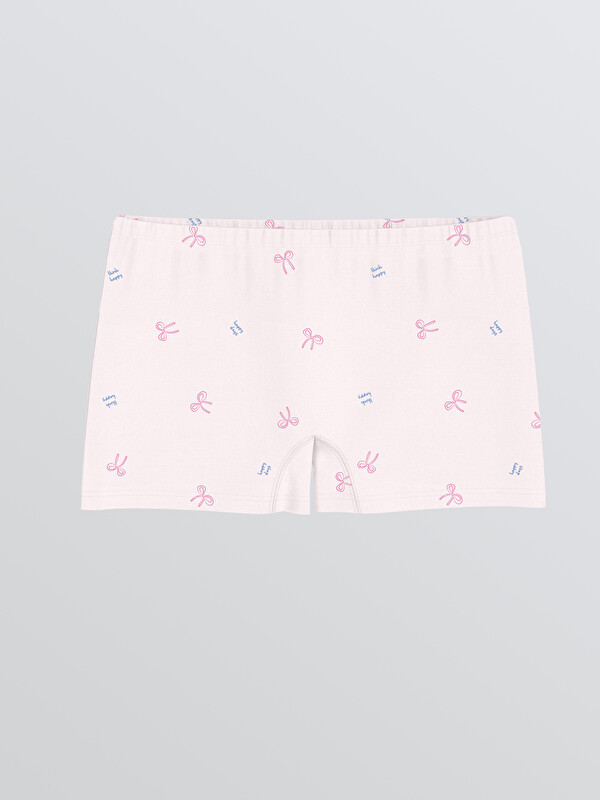LCW Kids Baskılı Kız Çocuk Boxer