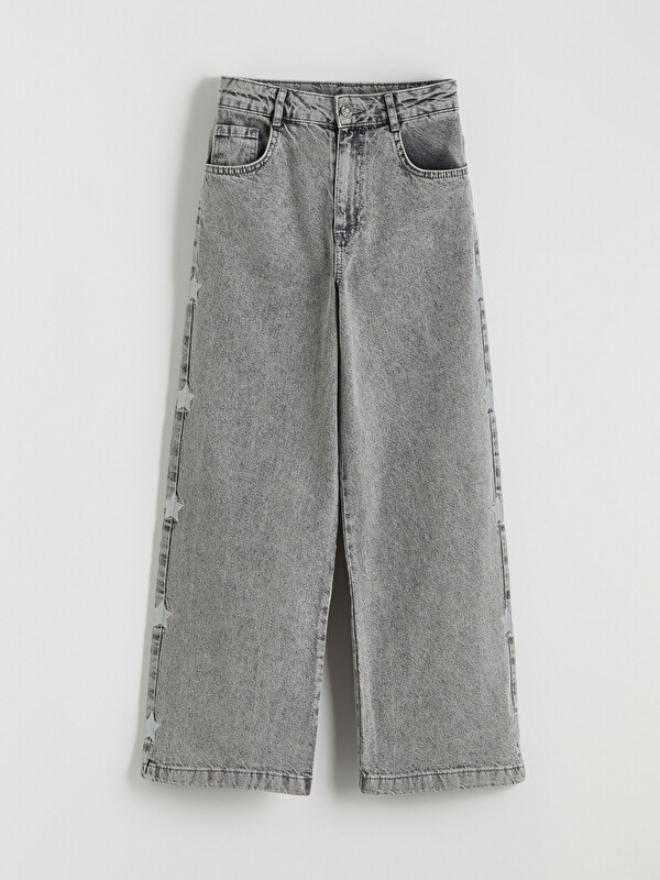 LCW Kids Wideleg Kız Çocuk Jean Pantolon
