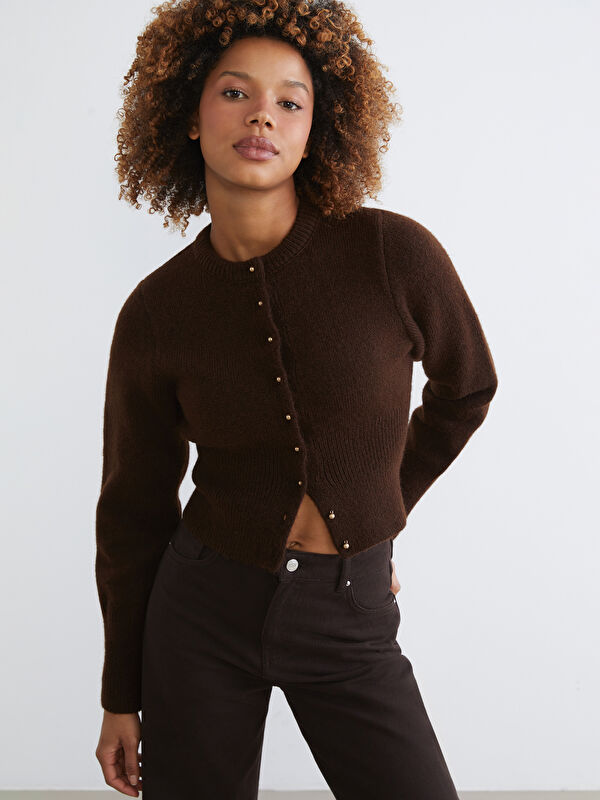 XSIDE Crew Neck Women's Knitwear Cardigan