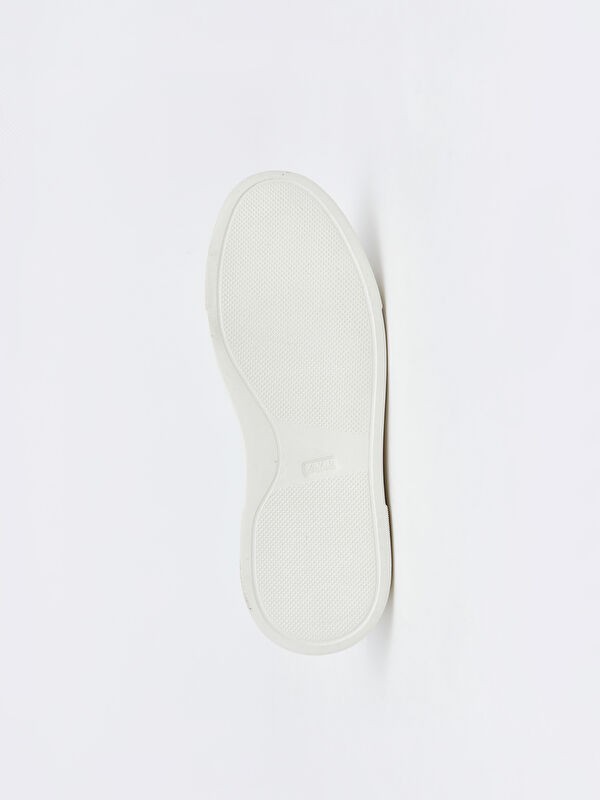 Bağcıklı Deri Görünümlü Erkek Spor Ayakkabı - Görsel 5