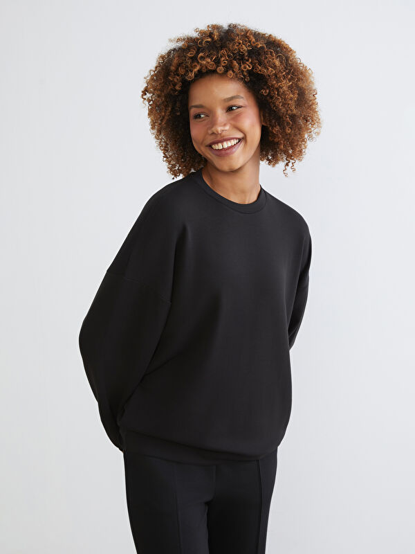 XSIDE Crew Neck Oversize Women's Thick Sweatshirt