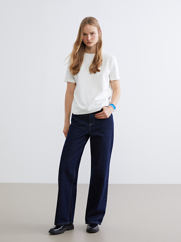 XSIDE Wideleg Kadın Jean Pantolon