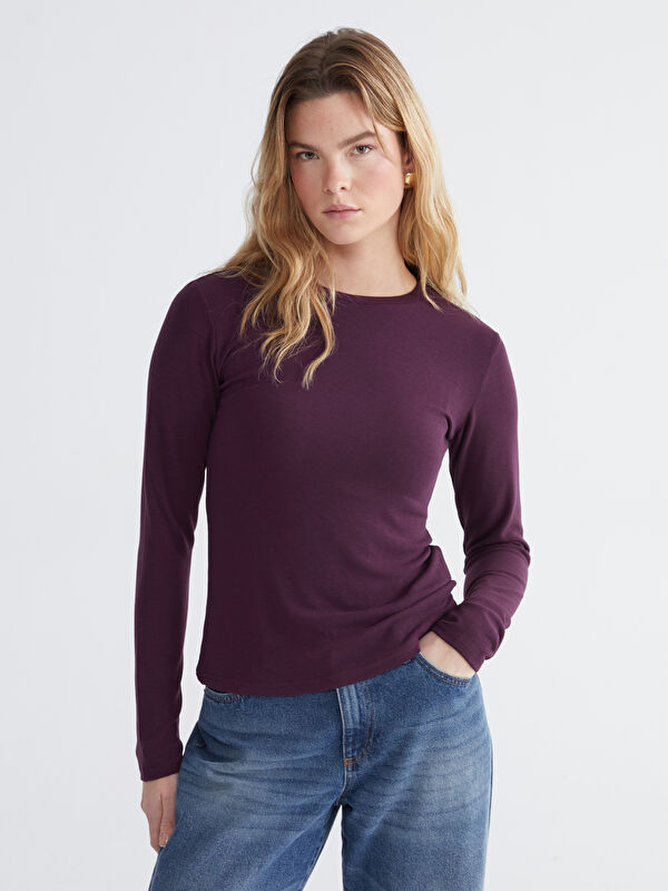 LCW EVERYDAY Body für Damen mit Rundhalsausschnitt