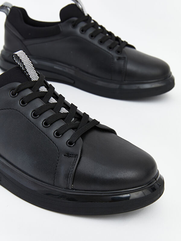 Deri Görünümlü Erkek Spor Ayakkabı - Görsel 4