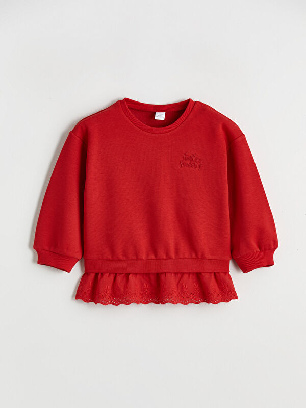 LCW Kids Fisto Detaylı Kız Çocuk Kalın Sweatshirt
