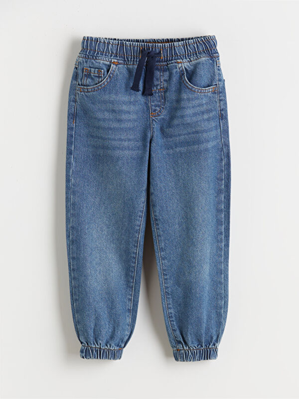 LCW Kids Beli Lastikli Erkek Çocuk Jean Pantolon